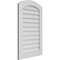 Ekena Millwork Arch Top Surface Mount PVC Gable Vent: Functional, w/ 3-1/2"W x 1"P Standard Frame, 24"W x 38"H GVPAR24X3801SF - alternate 2